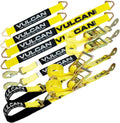 Axle Tie Down Kit with Axle Straps and Snap Hook Ratchet Straps V885283