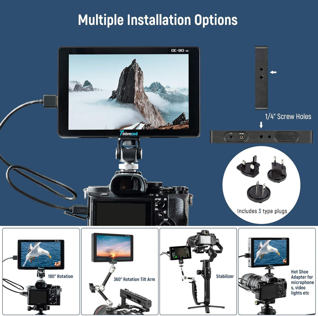 7" Touch Screen Camera Video Monitor Z16936