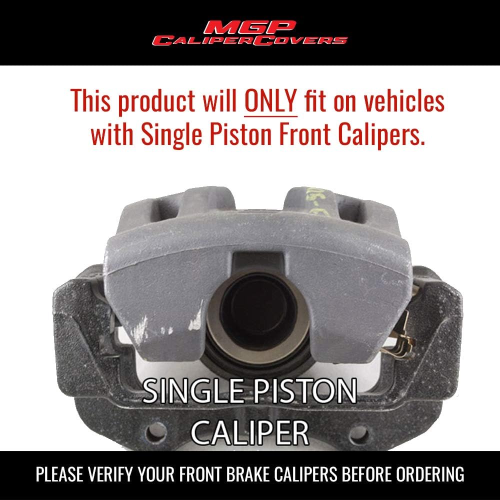 Red Aluminum Brake Caliper Covers Set of 4 I19131