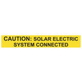 Reflective Solar Caution Label Yellow 50 per Roll J496973