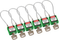 Green Compact Cable Padlock N5447