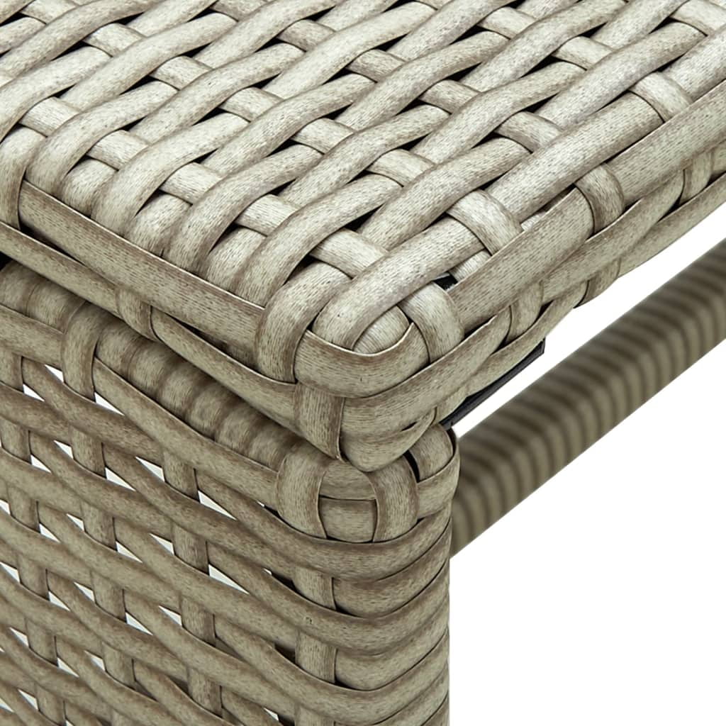 Beige Poly Rattan Coffee Table V21246