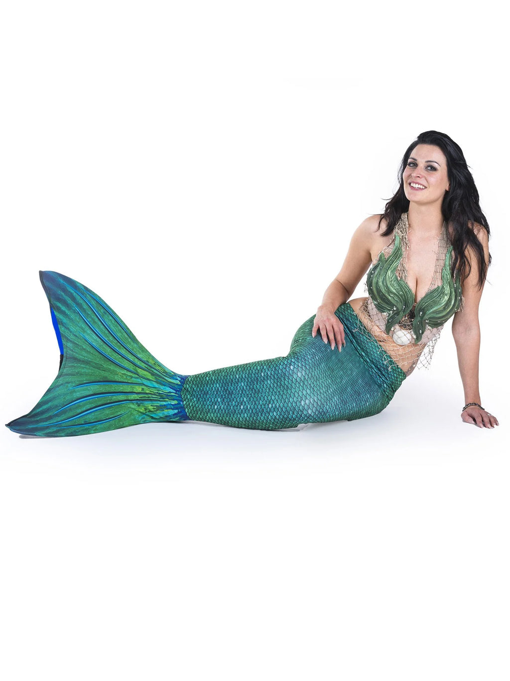 Green Mermaid Tail and Monofin Swim Set R310944