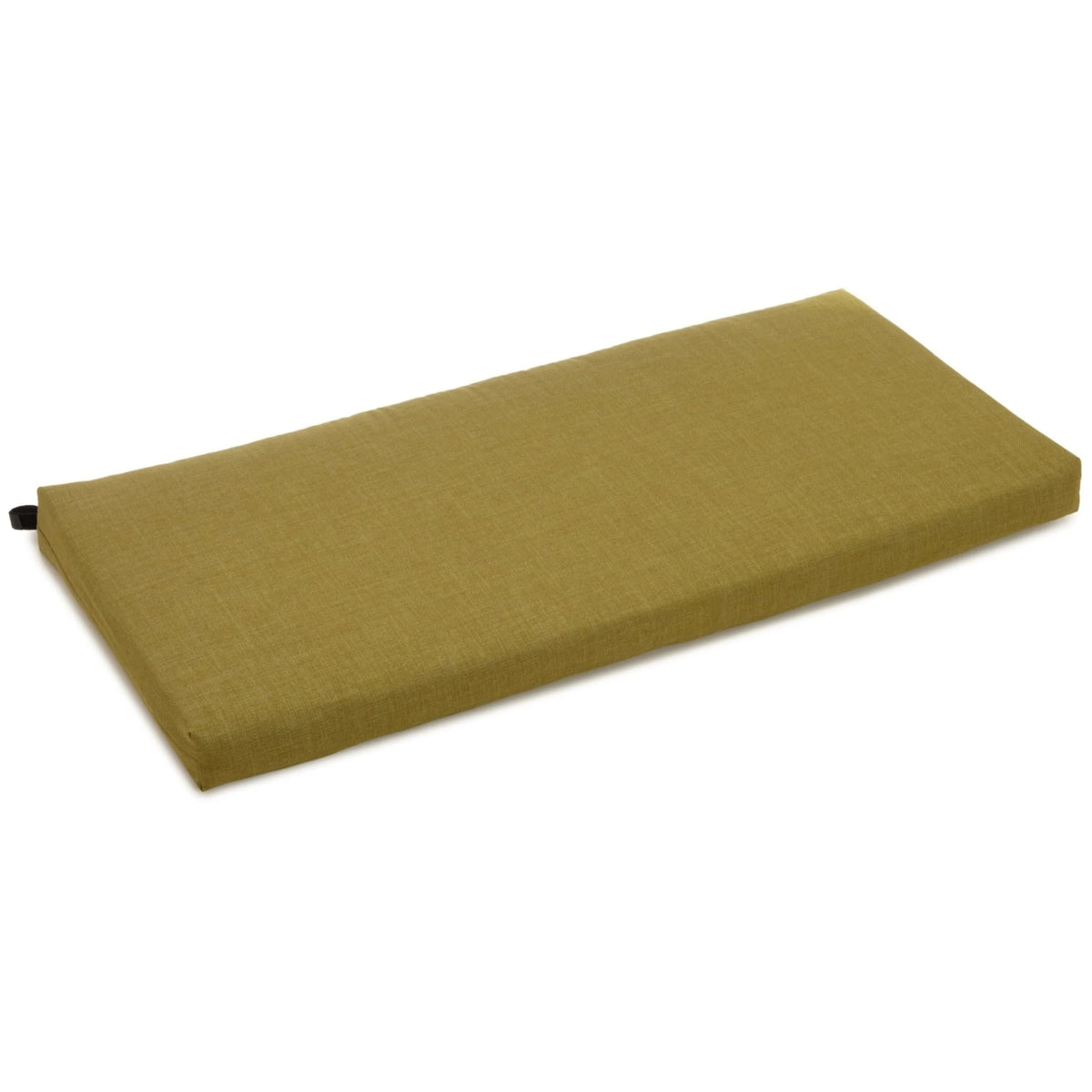 Solid Outdoor Spun Polyester Loveseat Cushion I8460