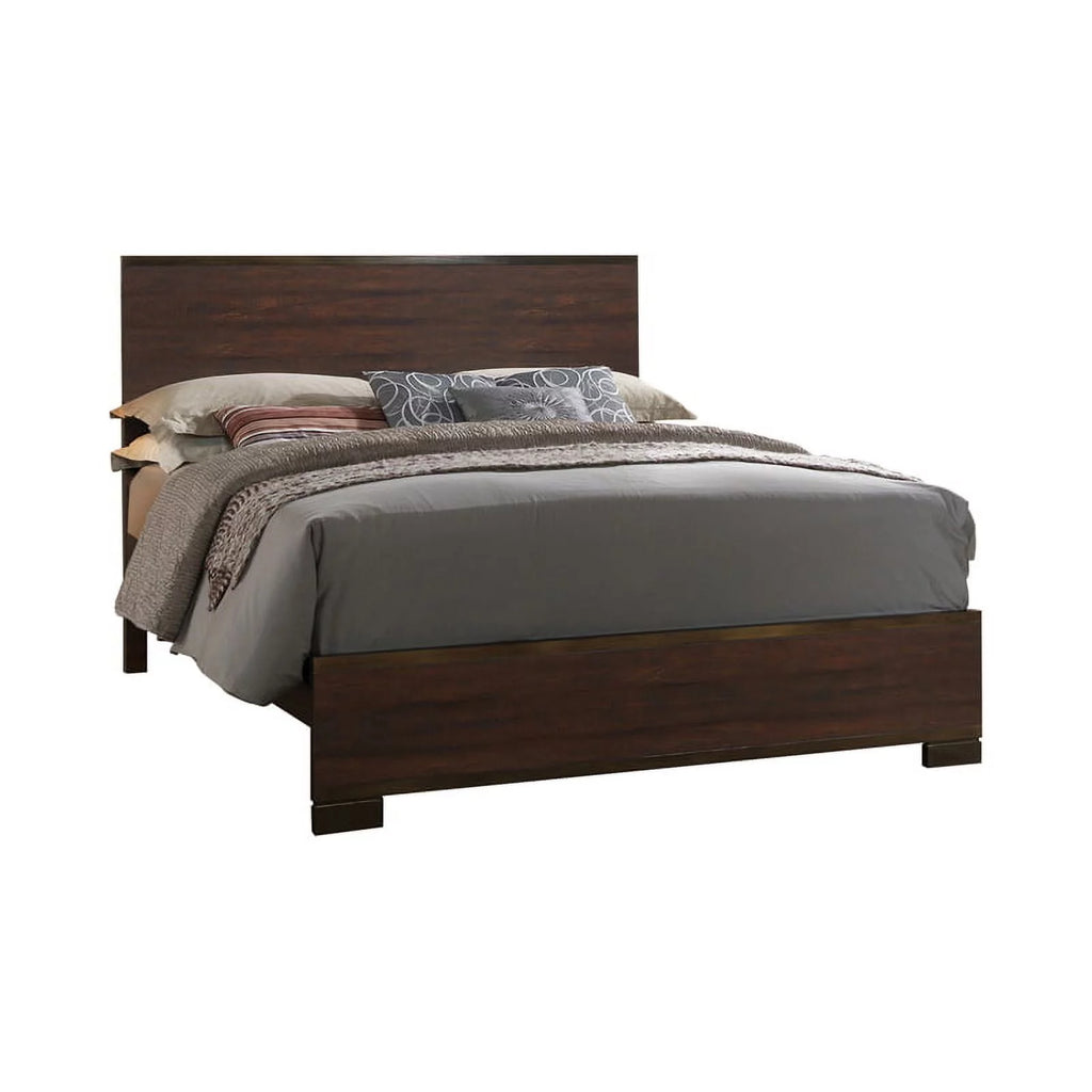 Bedroom Set Rustic Tobacco and Dark Bronze Q9691