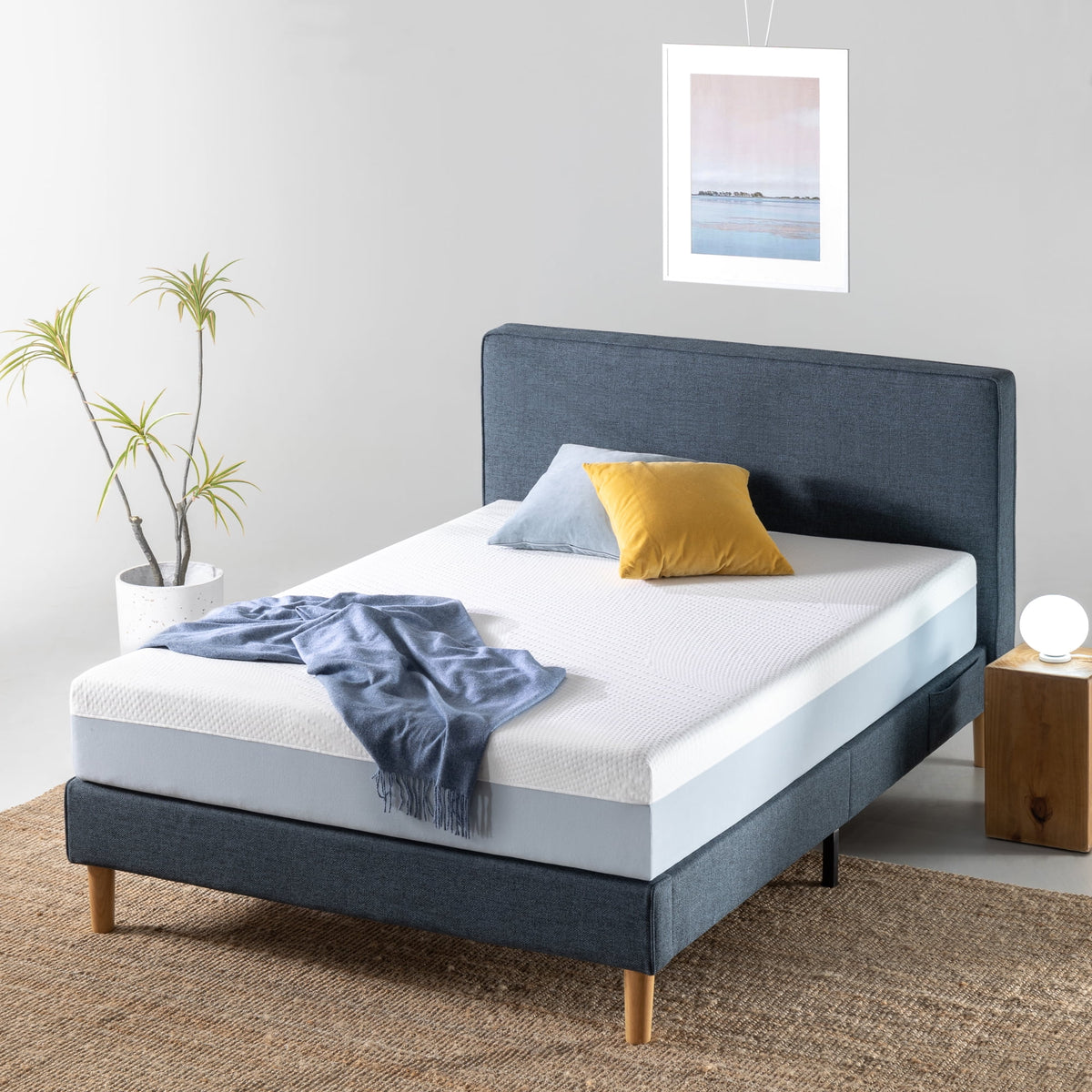 10" Gel Memory Foam Mattress, Queen E1276