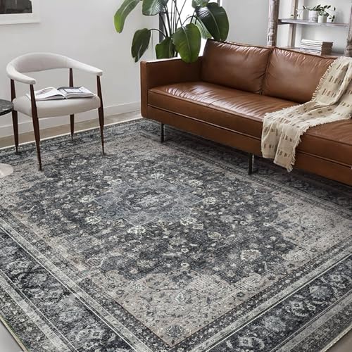 6'x9' Washable Vintage Area Rug T922