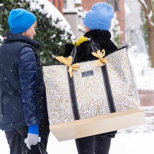 Extra Large Tote Bag with Zipper Closure and Handles Z981