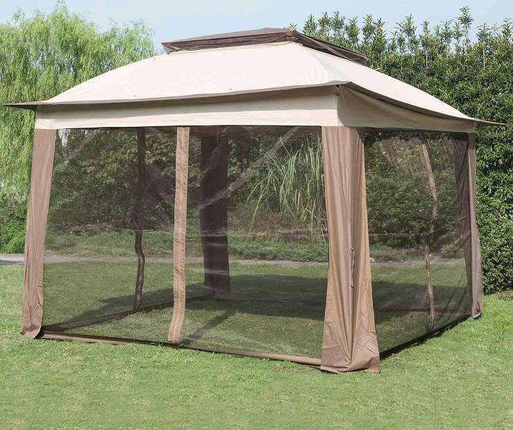 Pop Up Canopy Tent with Netting Vented Roof B9611