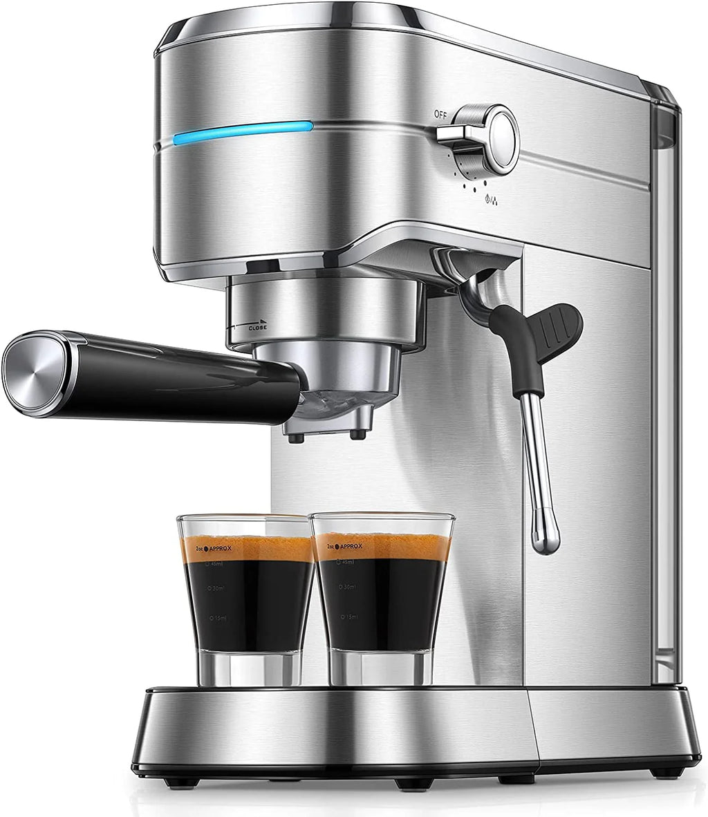 20 Bar Stainless Steel Espresso and Cappuccino Maker with Milk Frother G961