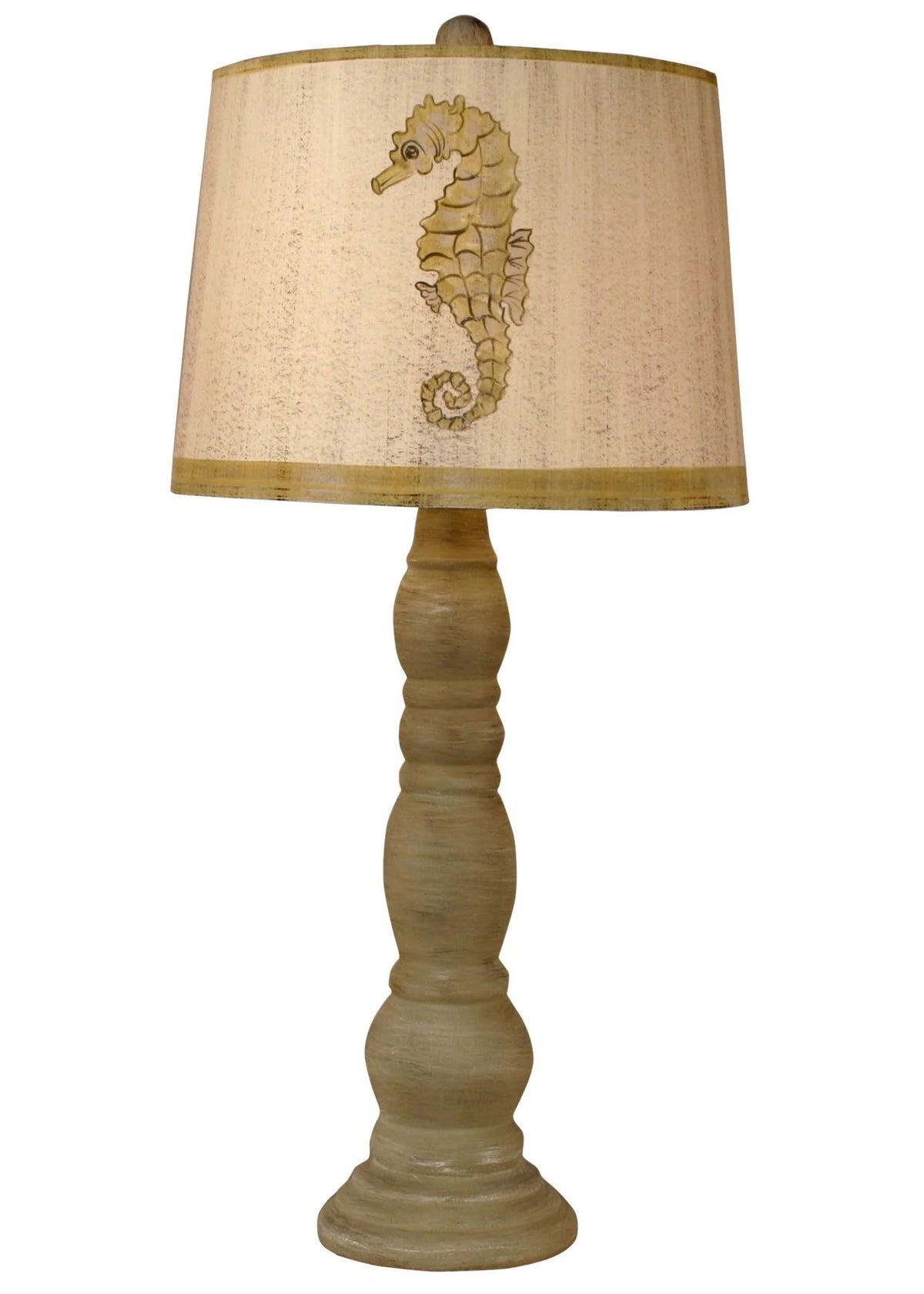 Tan Ringed Candlestick Table Lamp P276799