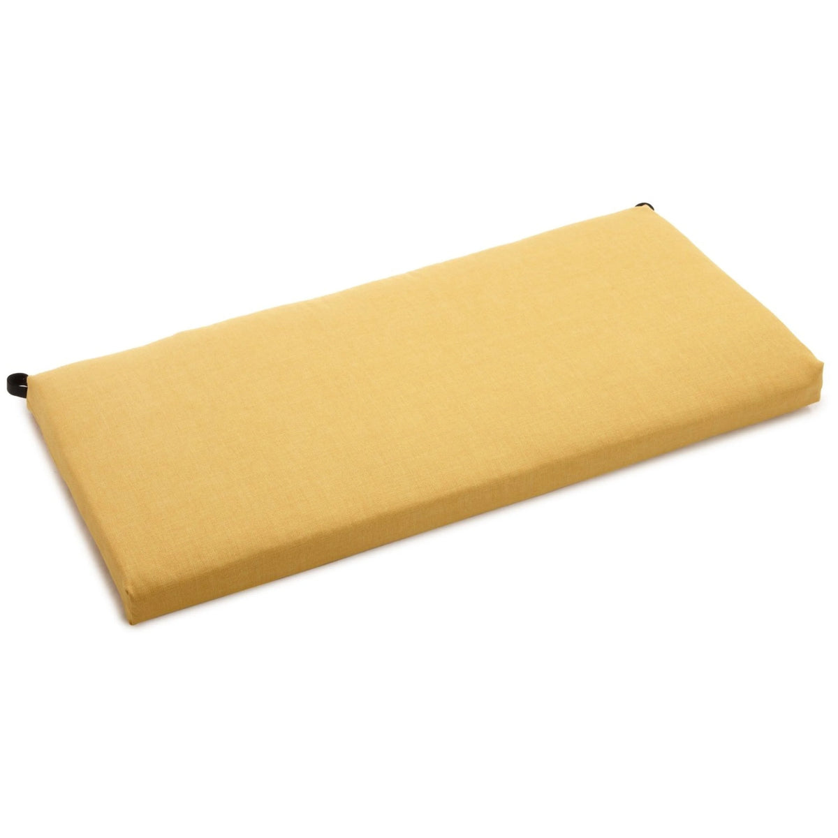 Solid Outdoor Spun Polyester Loveseat Cushion I8460