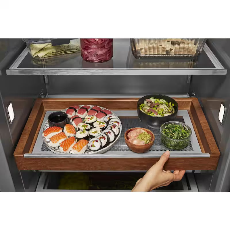 Built-In Side by Side Refrigerator in Stainless Steel F5262