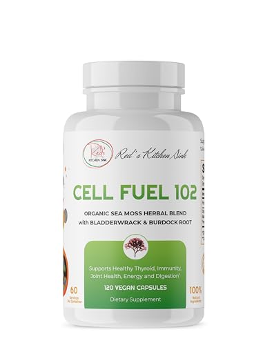 Sea Moss Capsules with Bladderwrack and Burdock Root V839889