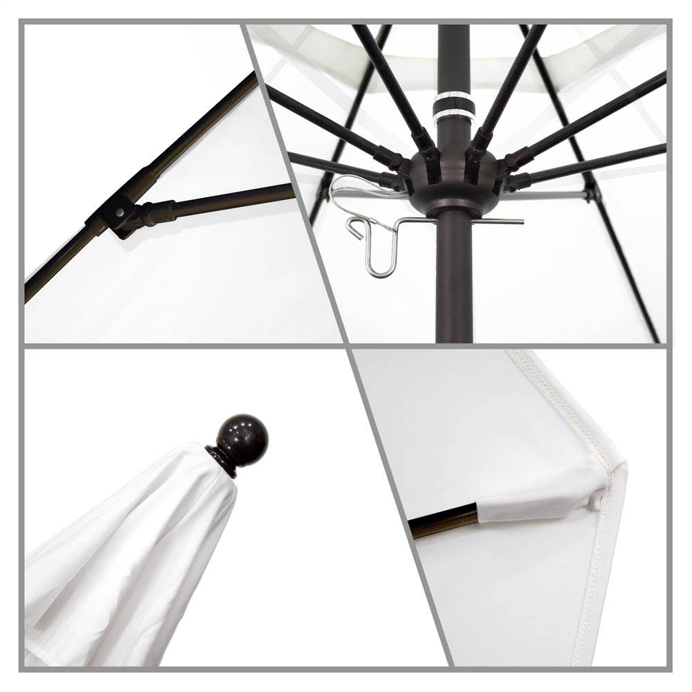 White 9' Market Umbrella P987248