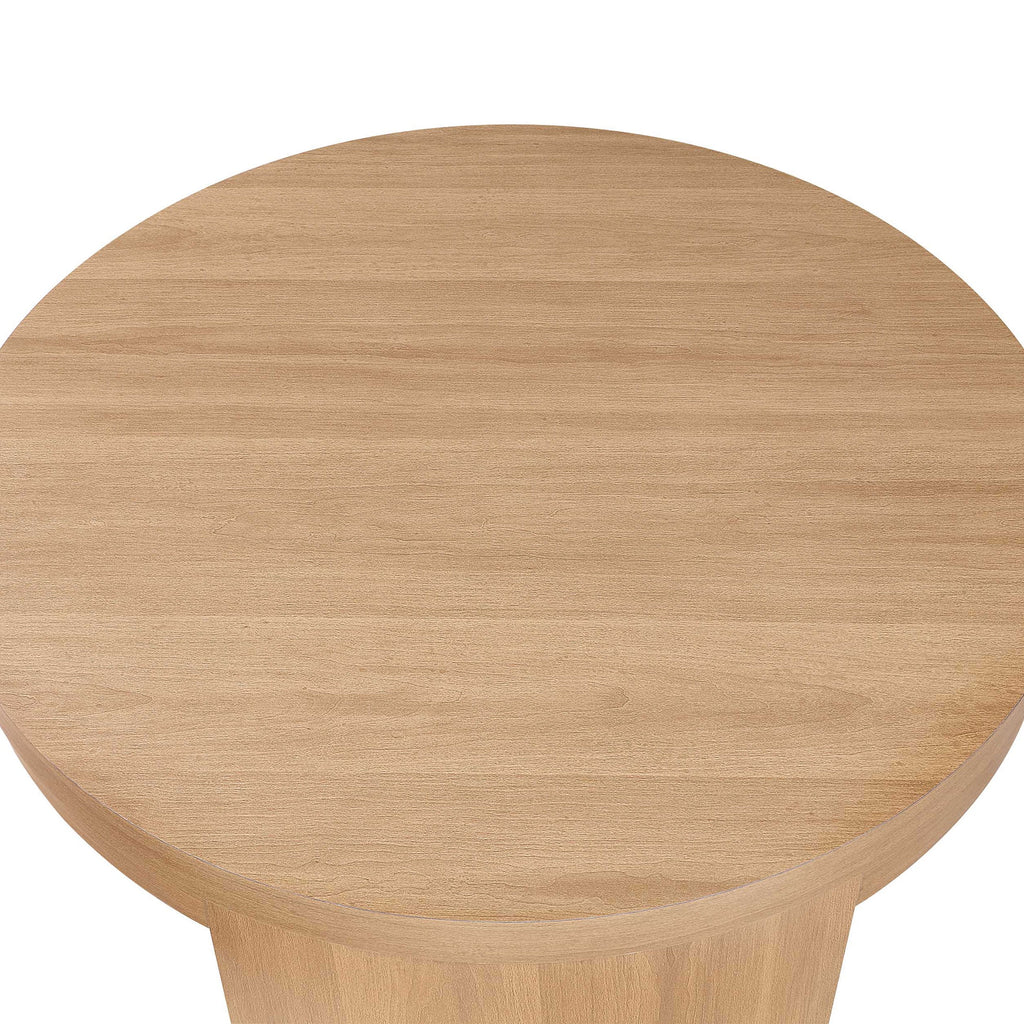 Round Coffee Table Warm Honey Finish O646572