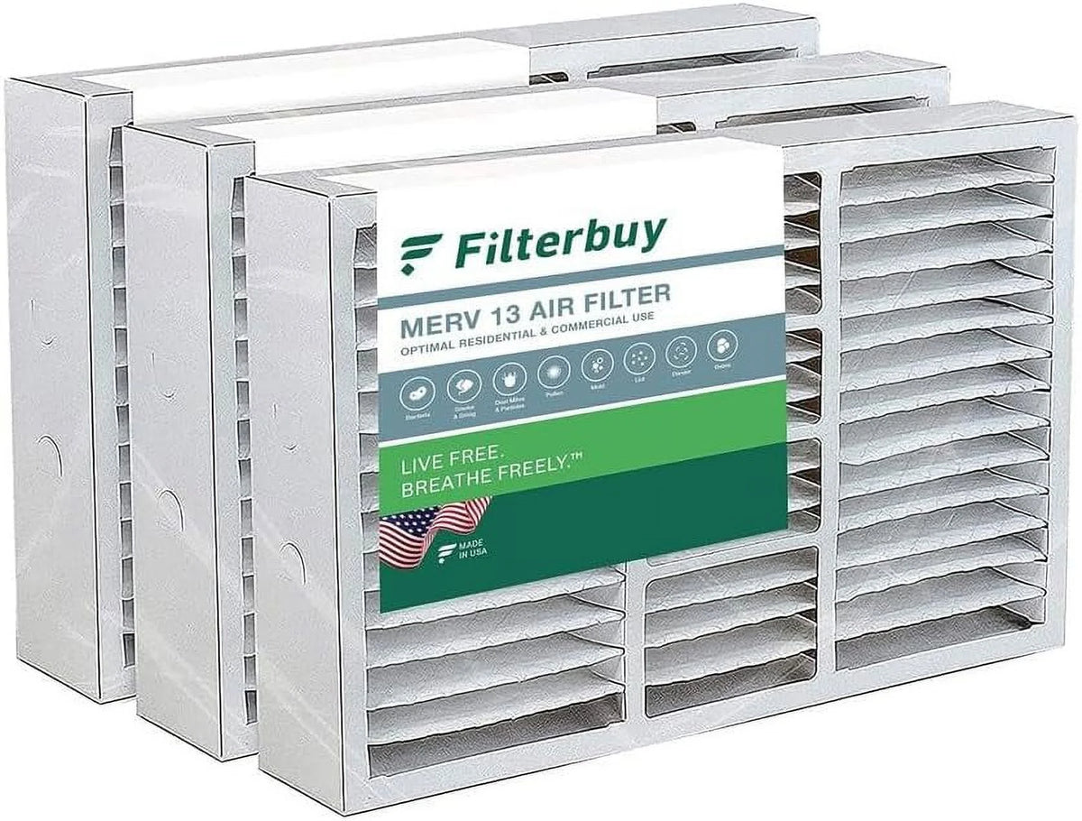 16x25x5 MERV 13 Pleated HVAC Air Filters (3-Pack) D993172