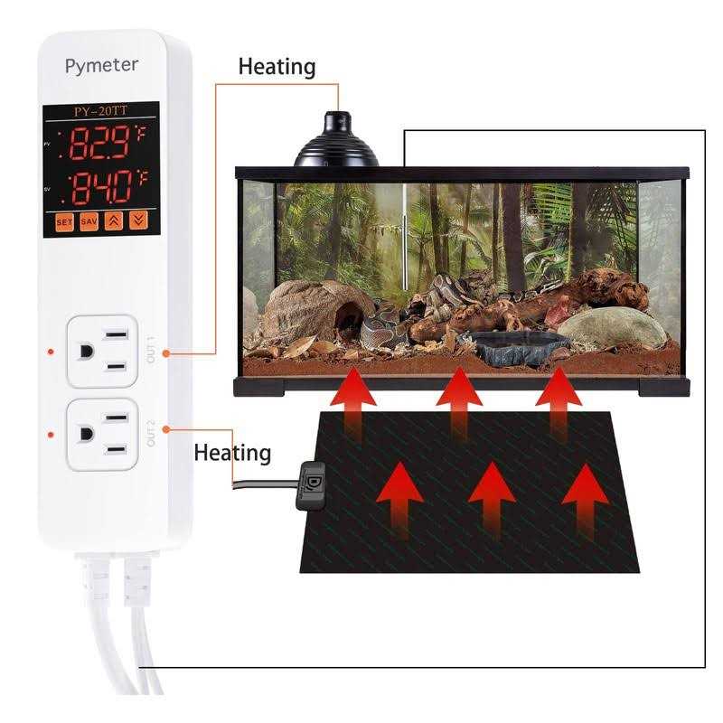 Digital Dual Probe Temperature Controller Thermostat Outlet B387331