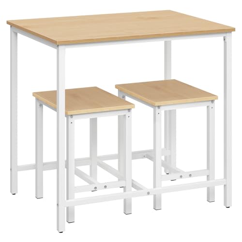 3-Piece Industrial Dining Table Set A8530