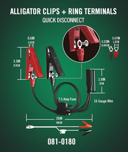 5 AMP Selectable 12V / 24V Battery Charger and Maintainer N932506