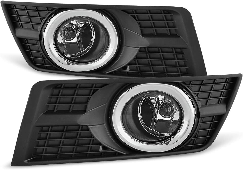 Clear Fog Lights Bumper Lamps Assembly with Switch and Harness Z125