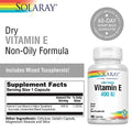 Vitamin E 400 IU Mixed Tocopherols 100 Capsules F829498