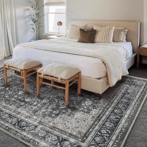 6'x9' Washable Vintage Area Rug T922