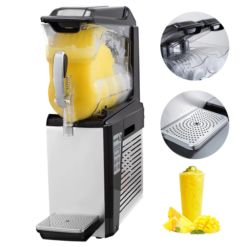 10L Single-Bowl Commercial Slush Frozen Drink Machine W195
