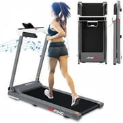 Folding Treadmill with Incline 3.5HP 8.5MPH Foldable Compact Electric Treadmill P18526