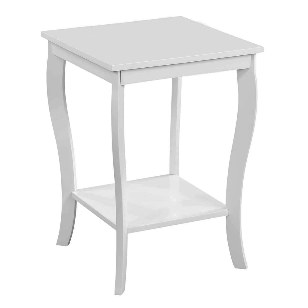 White Square End Table T4454
