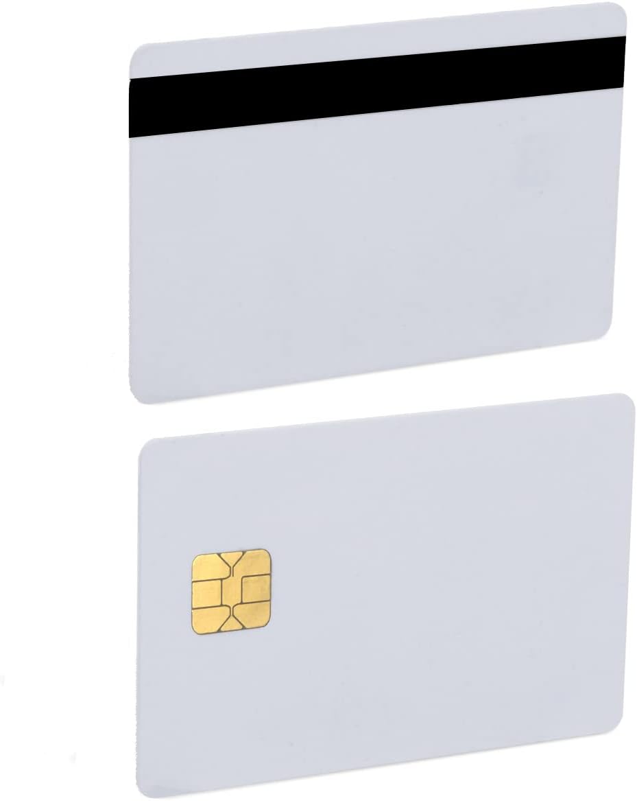 Java Card 80K EEPROM Smart Chip Card with Magnetic Stripe 3 Pack W4653