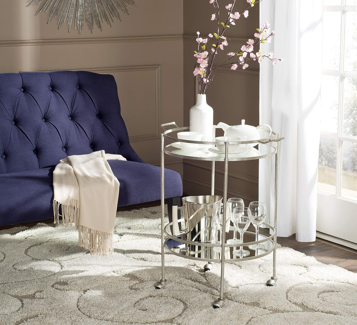 Silver Bar Cart R533853