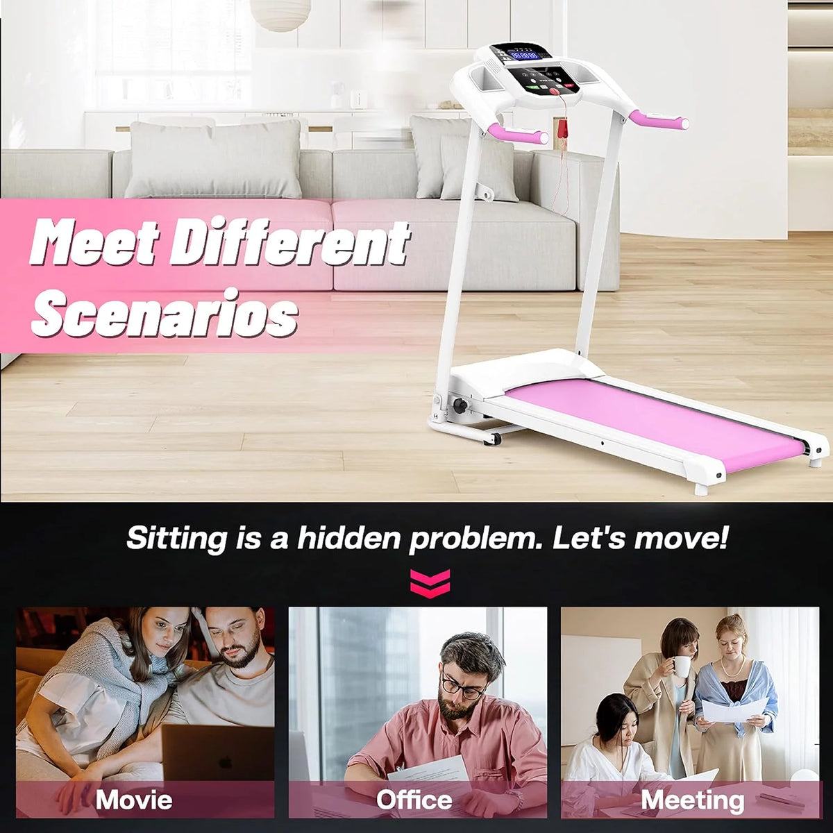Folding Electric Treadmill Z245
