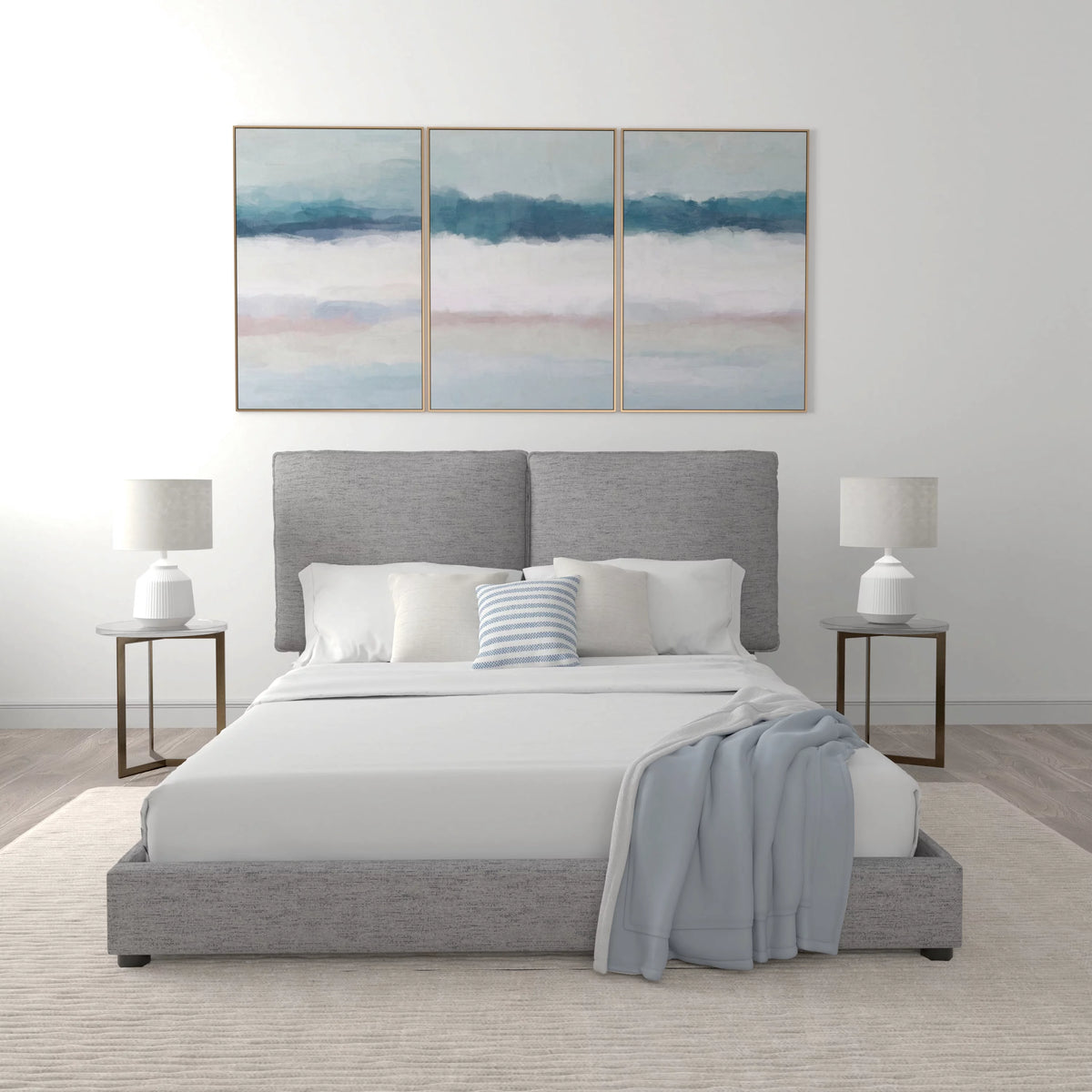 Queen Platform Bed U982