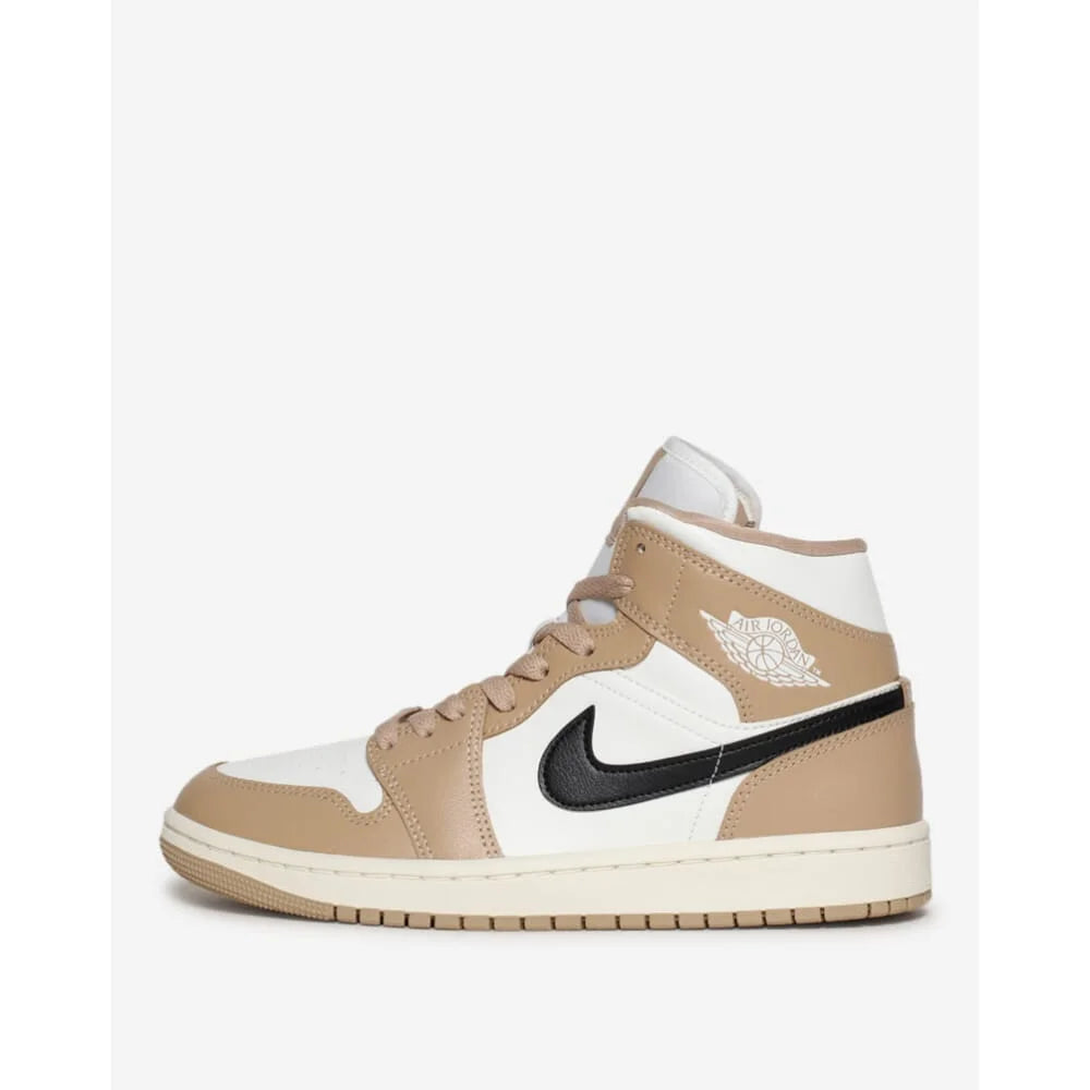 Air Jordan 1 Mid Sail/Black-Desert Women's Size 9 Medium N48471