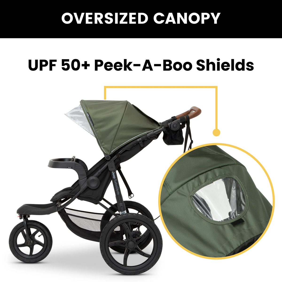 Black Jogging Stroller O520