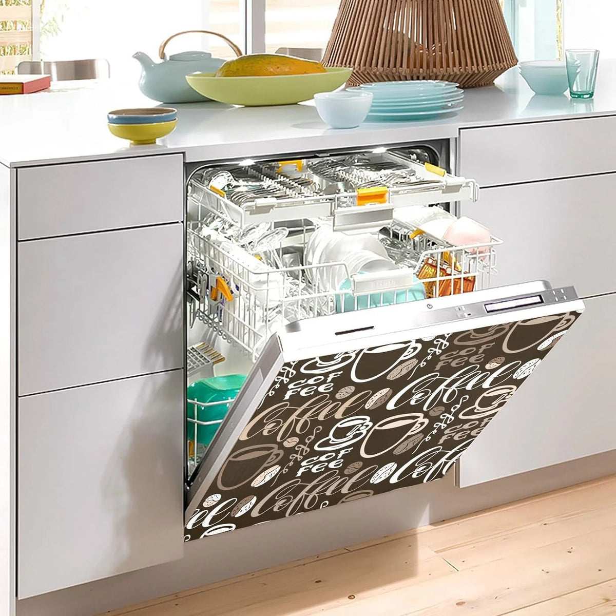 Coffee Cup Dishwasher Magnet Cover 23" x 26" C96703