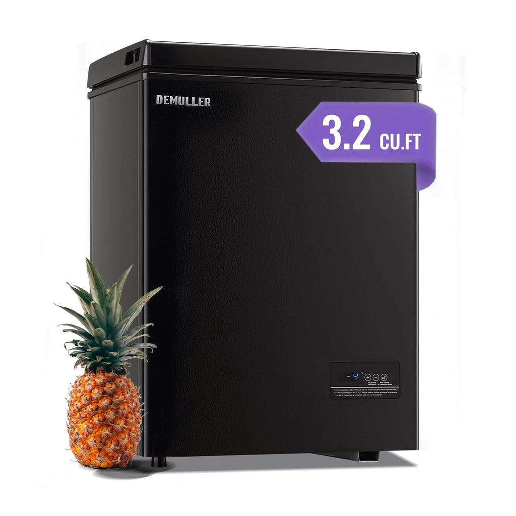 Chest Freezer with Electronic Display Screen 2 Removable Baskets A4648