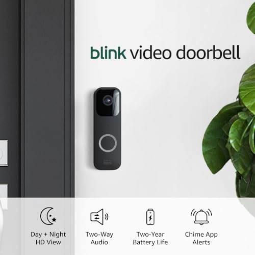 Black Video Doorbell with Sync Module 2 E9135