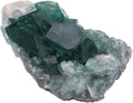 Natural Green Fluorite Cluster Specimen Raw Rough Mineral Quartz Crystal 300~400g V1317