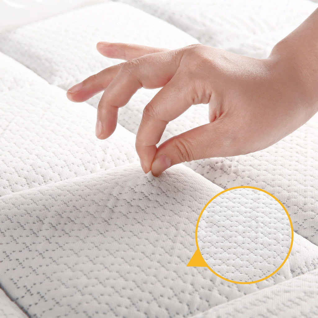 Queen Size 10 Inch Gel Memory Foam Hybrid Mattress C3346