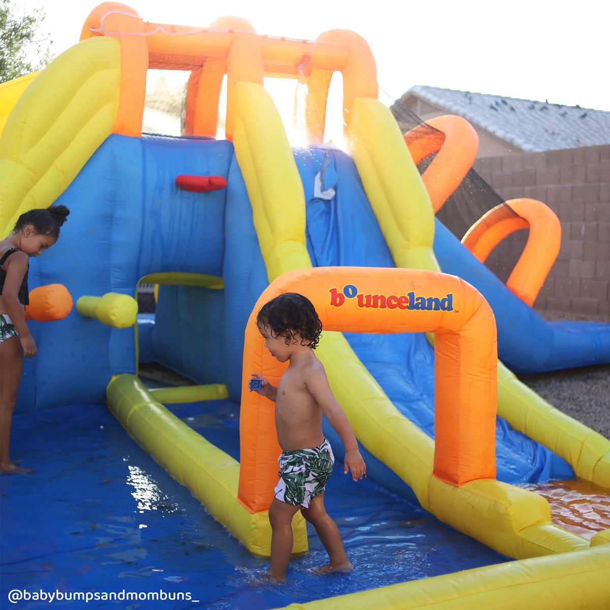 Triple Water Slides and Pool Water Park N295719
