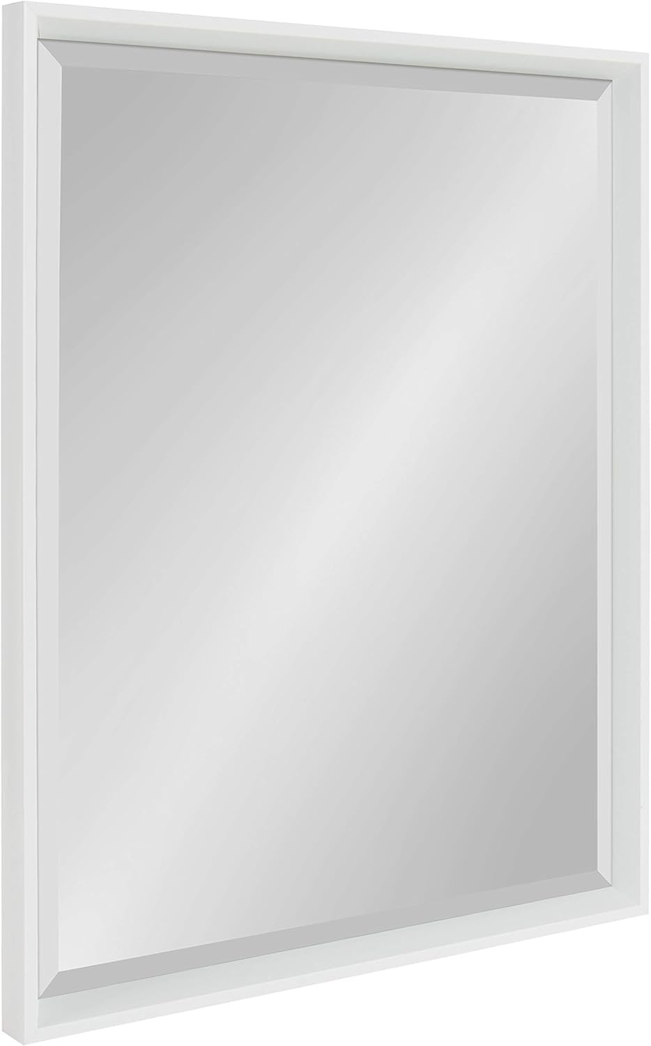 Black Framed Beveled Wall Mirror E818