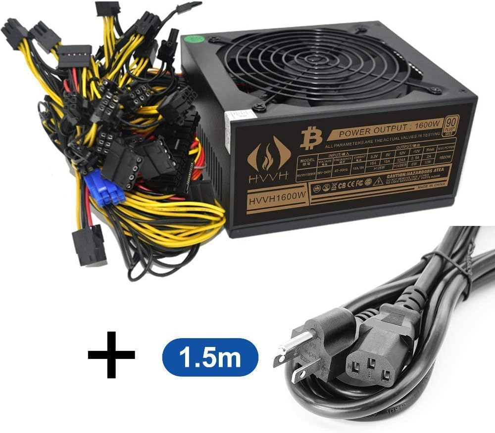 1600W ATX Power Supply 87 Plus Gold W304