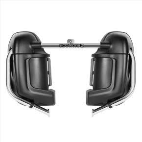Denim Black Lower Vented Fairings with Hardware Kit X632427