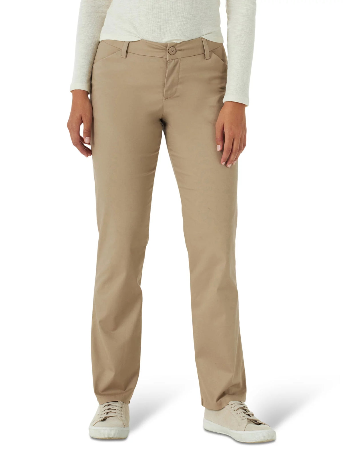 Straight Leg Wrinkle Resist Stretch Pant A24092