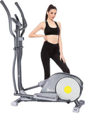Adjustable Magnetic Elliptical Cross Trainer with LCD Monitor Z8036