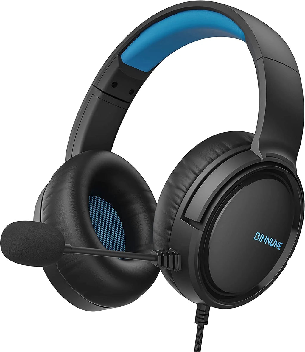 Blue Wired Headset with Mic F61704