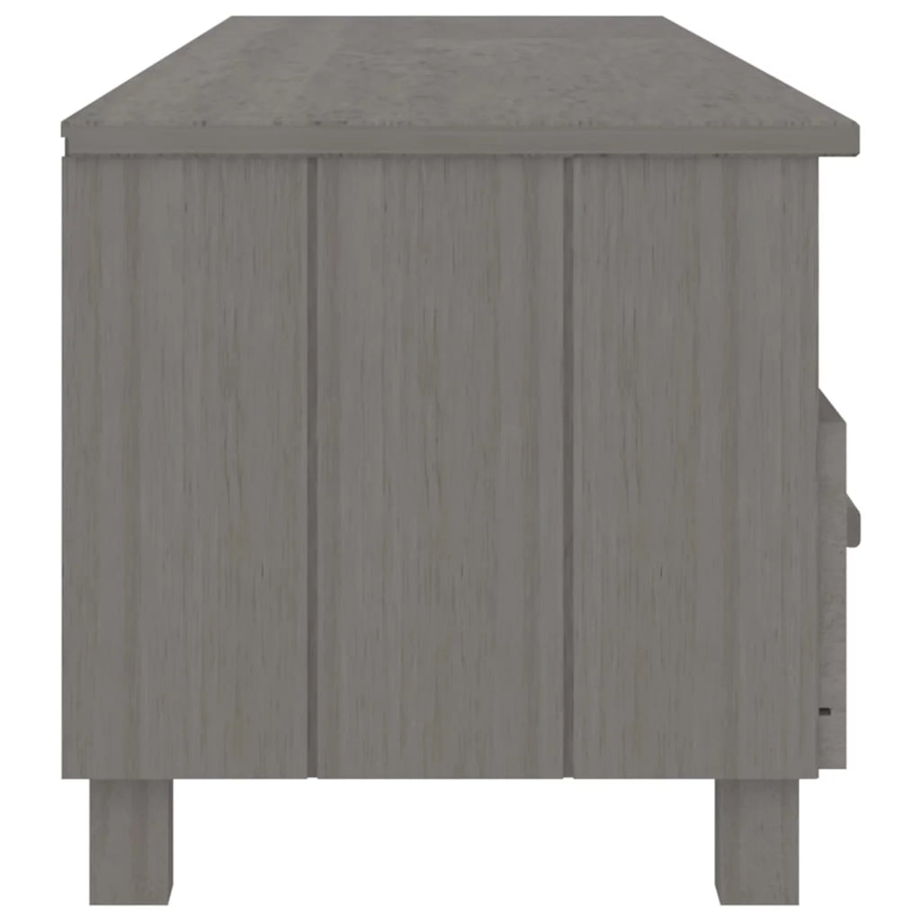 Gray Solid Wood Pine TV Stand X481187