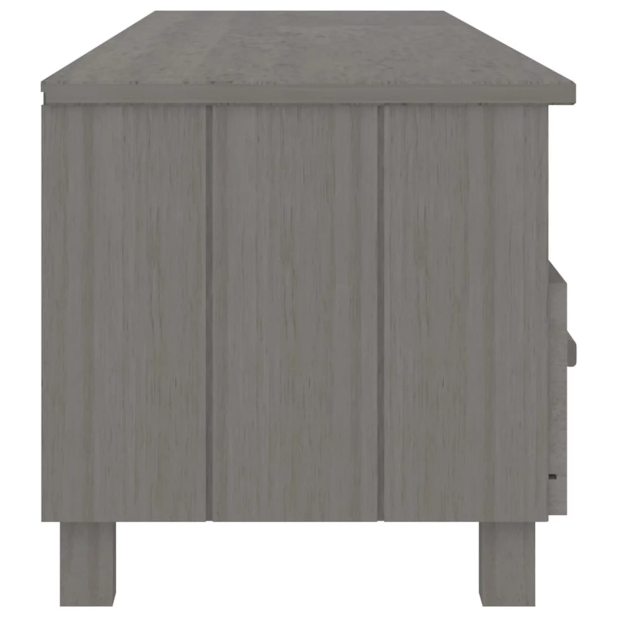 Gray Solid Wood Pine TV Stand X481187